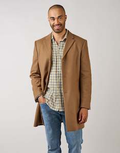 Menswear: Williams Tobacco Overcoat