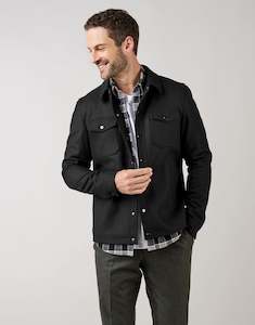 Menswear: Makara Black Wool Jacket