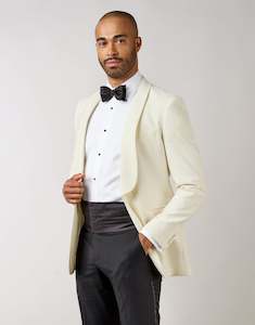 Menswear: Bryan Off White Dinner Jacket