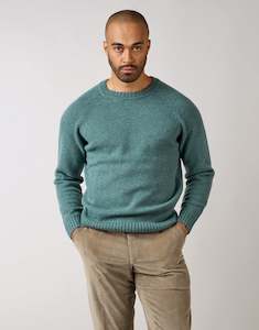 Menswear: Kaiapoi Seafoam Green Shetland Sweater