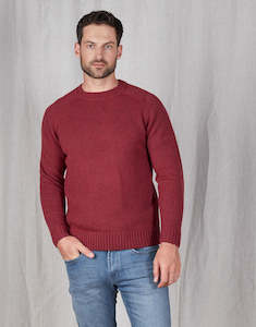 Menswear: Kaiapoi Red Marle Shetland Sweater