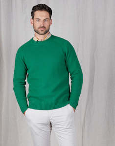 Menswear: Kaiapoi Green Shetland Sweater