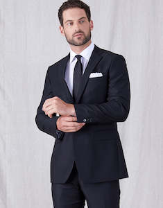 Menswear: Cooper Black Micro-design Suit