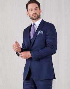 Menswear: Cooper Blue Nailhead Suit