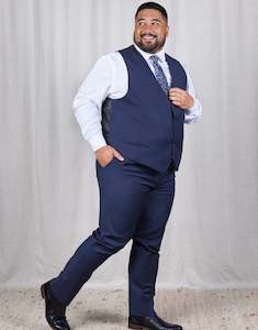 Menswear: Lotus Blue Nailhead Suit Trouser