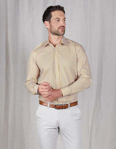 Menswear: London Yellow Stripe Shirt