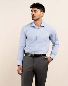 Menswear: London Light Blue Check Shirt