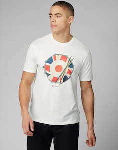 Menswear: Ben Sherman Snare Target Snow White T-Shirt