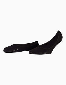 Menswear: Falke Mens Black Invisible Liner Socks 2-Pack