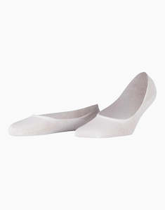 Menswear: Falke Mens White Invisible Liner Socks 2-Pack