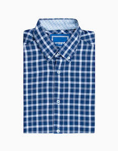 Ohope Navy Check Shirt