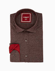 Knight Red Speckled Dress Shirt