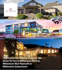 Millennium Hotel – 1 Night Break – 2 people