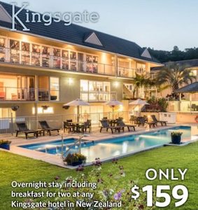 Bed & Breakfast – Kingsgate Hotel – 1 Night – 2 people