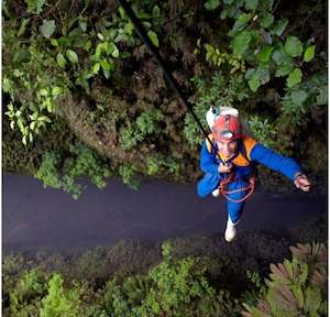 Waitomo – Lost World 100m Abseil – Half Day Option – 1 person