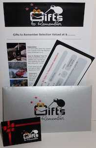 Gifts to Remember Selection (Valid for use on GTR Website only)