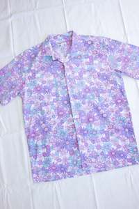 Clothing: Tom Shirt - Purple Floral (XL)