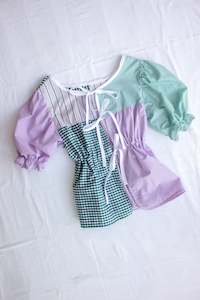 Clothing: Mallow Shirt -  Green/Lilac ♻️💜 (8)