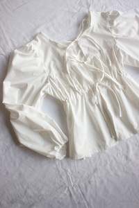 Clothing: Mallow Blouse - Vanilla PREORDER