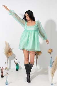 Dumpling Dress - Mint