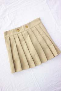 Clothing: Pleated Mini Skirt