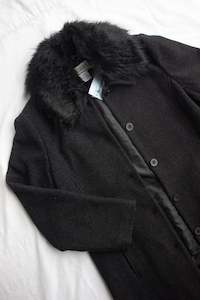 Clothing: Fur Collar Coat - (14)