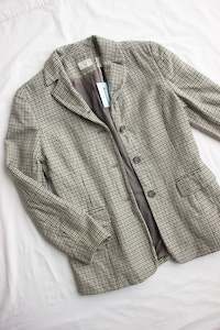 Designer Houndstooth Coat - (10)