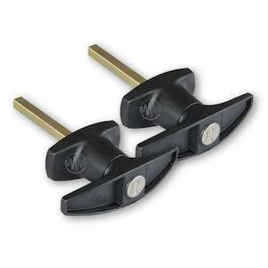 T-Handle: Ute Canopy 2 Piece Set Right/Left - 46mm (Black)