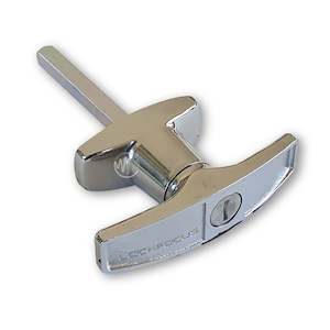 Lock Focus T-Handle: Rear Fix (Chrome)