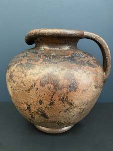 TERRACOTTA JUG - ANTIQUED BRONZE