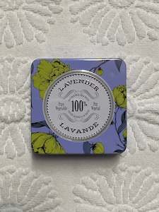 Administrative: LA CHATELAINE FRENCH MILLED SOAP TRAVEL TINS