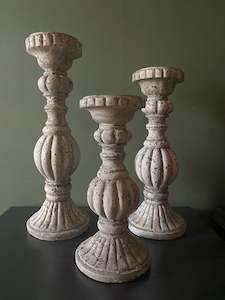 Administrative: BAROUQUE CANDLE HOLDERS