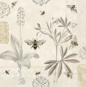 Administrative: LUNCHEON WILD HONEY FLOWERS NAPKINS