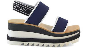 Shoes S-39: Stella McCartney "Striped Wedge" Sandals