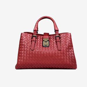 Handbags And Accessories: BOTTEGA VENETA "Intrecciato" Leather Roma Tote