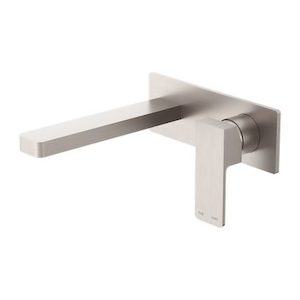 CELIA WALL BASIN/BATH MIXER BRUSHED NICKEL (NR301507aBN)