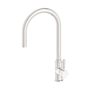 York Pull Out Sink Mixer With Vegie Spray Function With Metal Lever Brushed Nick…