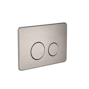 In Wall Toilet Push Plate Brushed Nickel (nrpl001bn)