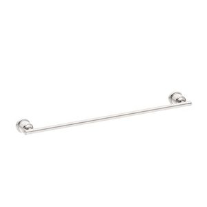 York Single Towel Rail 600mm Brushed Nickel (NR6924BN)