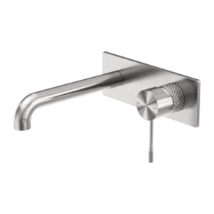 Opal Wall Basin/bath Mixer 120/160/185/230/260mm Brushed Nickel