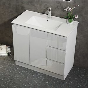 Modena Floor Standing Vanity,White,W1190 D455 H820,LDJA1200WMC