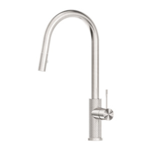 Opal Pull Out Sink Mixer With Vegie Spray Function Brushed Nickel (nr251908bn)