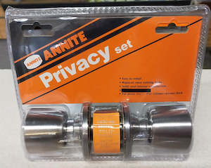 Fixtures & Fittings: Annite Privacy Door Handle Set - New