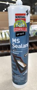 Adhesives: Gorilla MS Sealant 420gr Grey