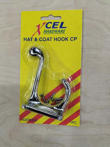 XCEL Hat & Coat Hook CP