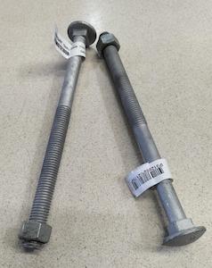 Fasteners: BOLTS M12x180 Galvanised Cuphead