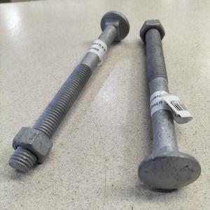 Fasteners: BOLTS M12x140 Galvanised Cuphead