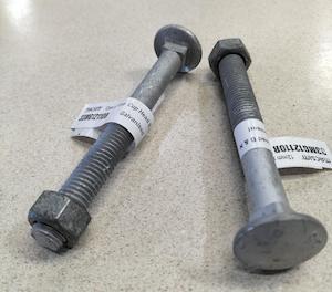 Fasteners: BOLTS M12x110 Galvanised Cuphead