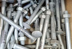 Fasteners: BOLTS M10x110 Galvanised Cuphead