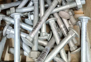 Fasteners: BOLTS M10x100 Galvanised Cuphead